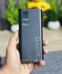 20000mah Power Bank Case Bigmax With Circuit Board – 22.5W Fast Charging | 3.7V 20000mAh Polymer Battery Support | Type-C PD + Dual USB | Display | Black & White