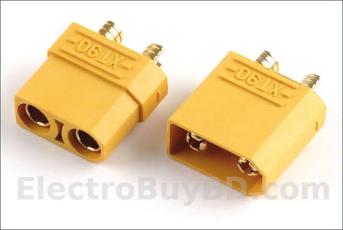 1-Pair XT90 XT-90 Connectors MALE FEMALE For Charging Lipo Battery 90ah Heavy Current Power Supply Male Female Jack Socket