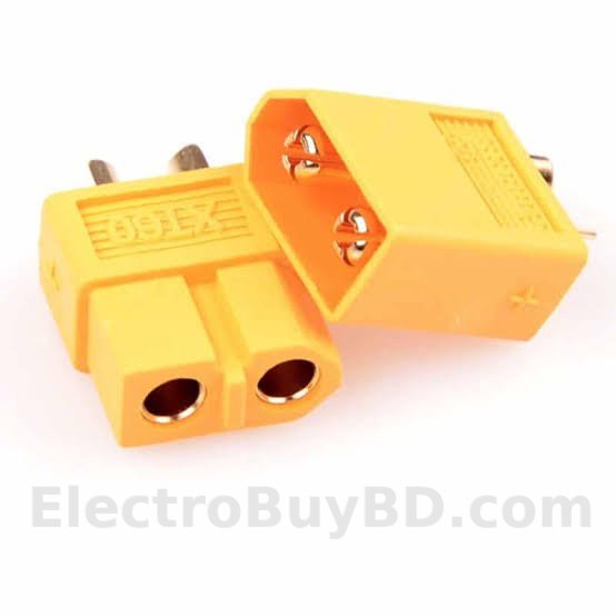 1-Pair XT60 XT-60 Connectors MALE FEMALE For Charging Lipo Battery 60ah Heavy Current Power Supply Male Female Jack Socket