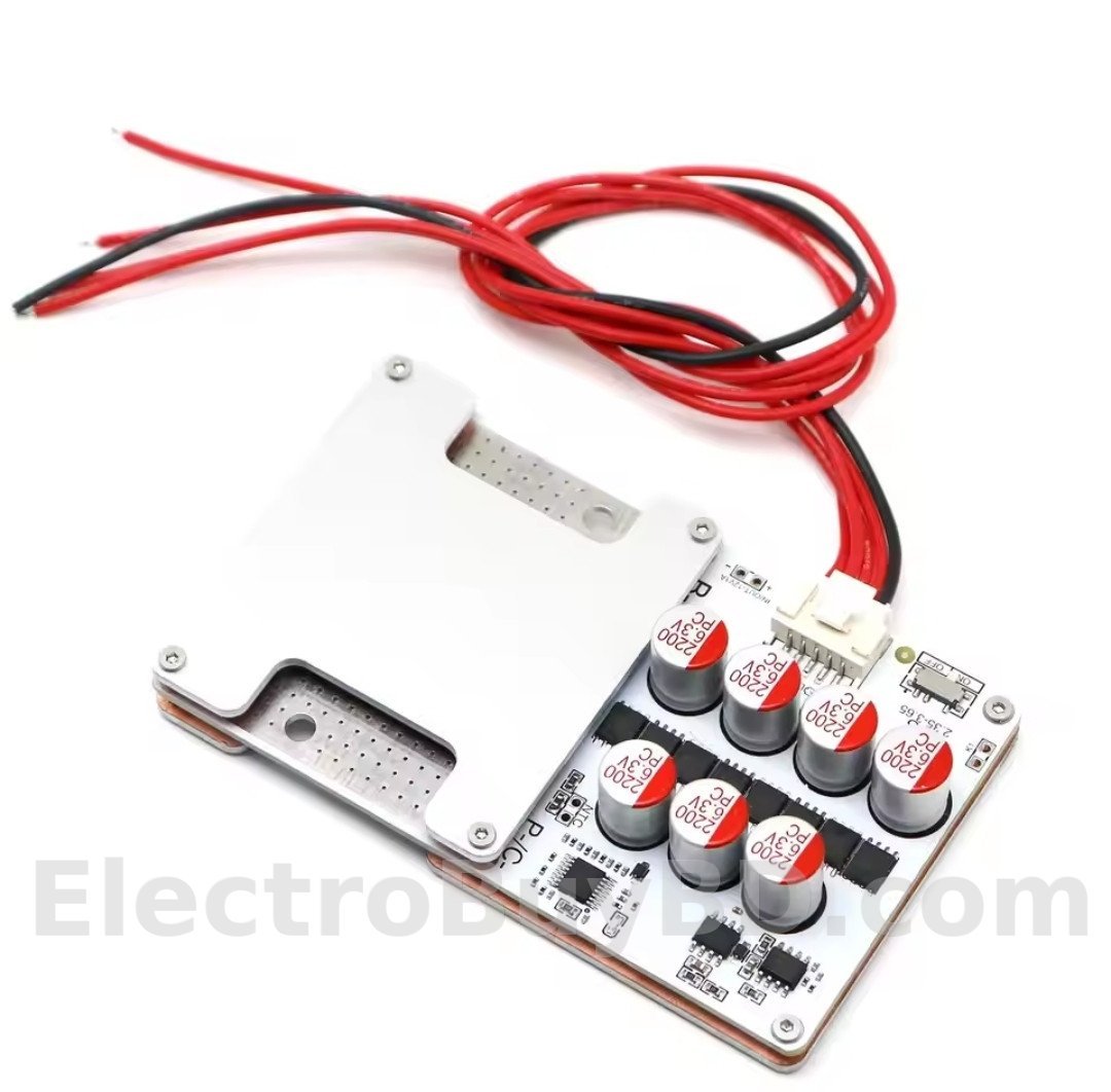 100A 4S Active Balance LiFePO4 BMS With 6A Equalizer For 12V Battery BMS