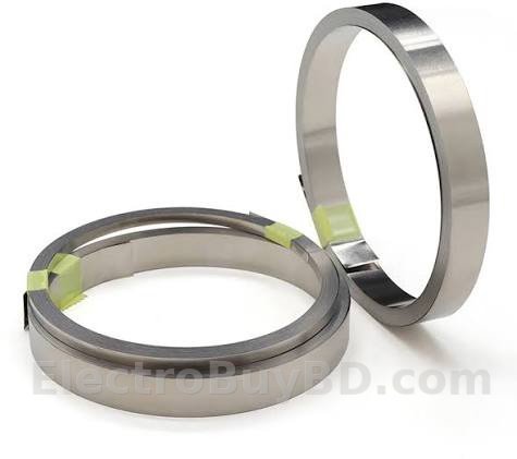 0.15*8mm Nickel Sheet Plate - Suitable For Spot Welding - 24 Inch (2 Feet) Length - Battery Pack Assemblies